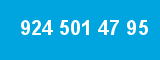 924 501 47 95 924 501 47 95